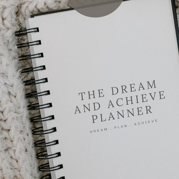 Printable Dream and Achieve Planner: Your Personal Guide to Self-Discovery and Goal Realization for 2024