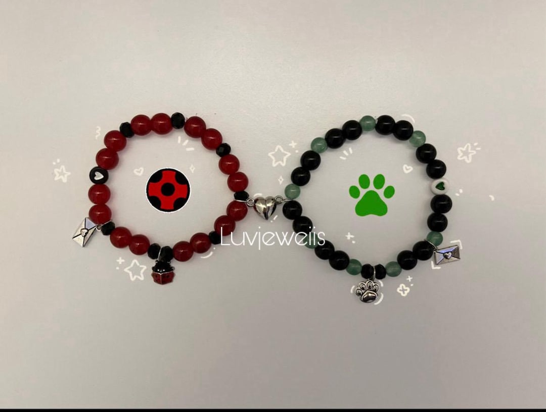 Friendship Bracelet Lucky Charm Bracelet Miraculous Ladybug And