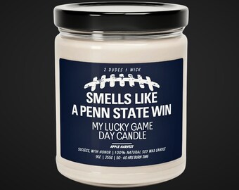 Smells Like A Lions Win | Nittany Lions | Game Day Candle | Sport Themed Decor |  Sports Candle | Football Candle | Unique Gift Idea