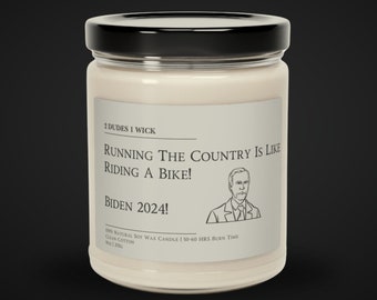 Joe Biden Candle | Let's Go Brandon | Funny Biden Candle | Candle Gift | Funny Political Candle| President Candle