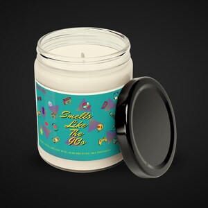 Smells like the 90s! Throwback 90s nostalgia candle! Perfect for the 90s babies! Gift candle comes in 5 scents, 90s Nostalgia, 90s, 90s candle, personalized candle, personalized + gift, soy wax candle, handmade candle, smells like the 90s candle