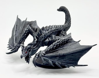 Stone Wyvern Mini, Dungeons and Dragons, Fully Painted Figurine