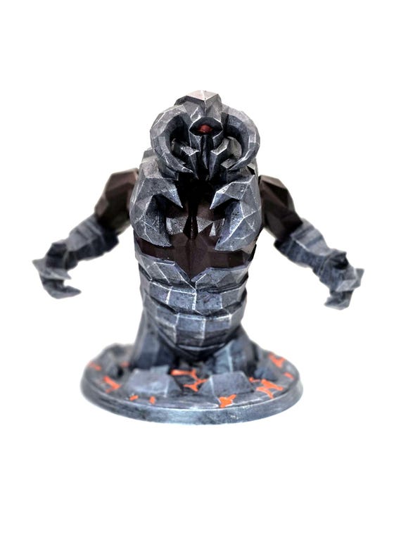 Tzkal-zuk From Old School Runescape, Zuk OSRS Figurine, Inferno