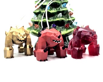 Jad Ornament from Old School Runescape, TzTok-Jad, Fight Caves Boss, OSRS