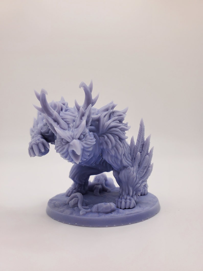Owlbear Mini, Horned Owlbear Miniature, Pack of Owlbears Minis, Dnd ...