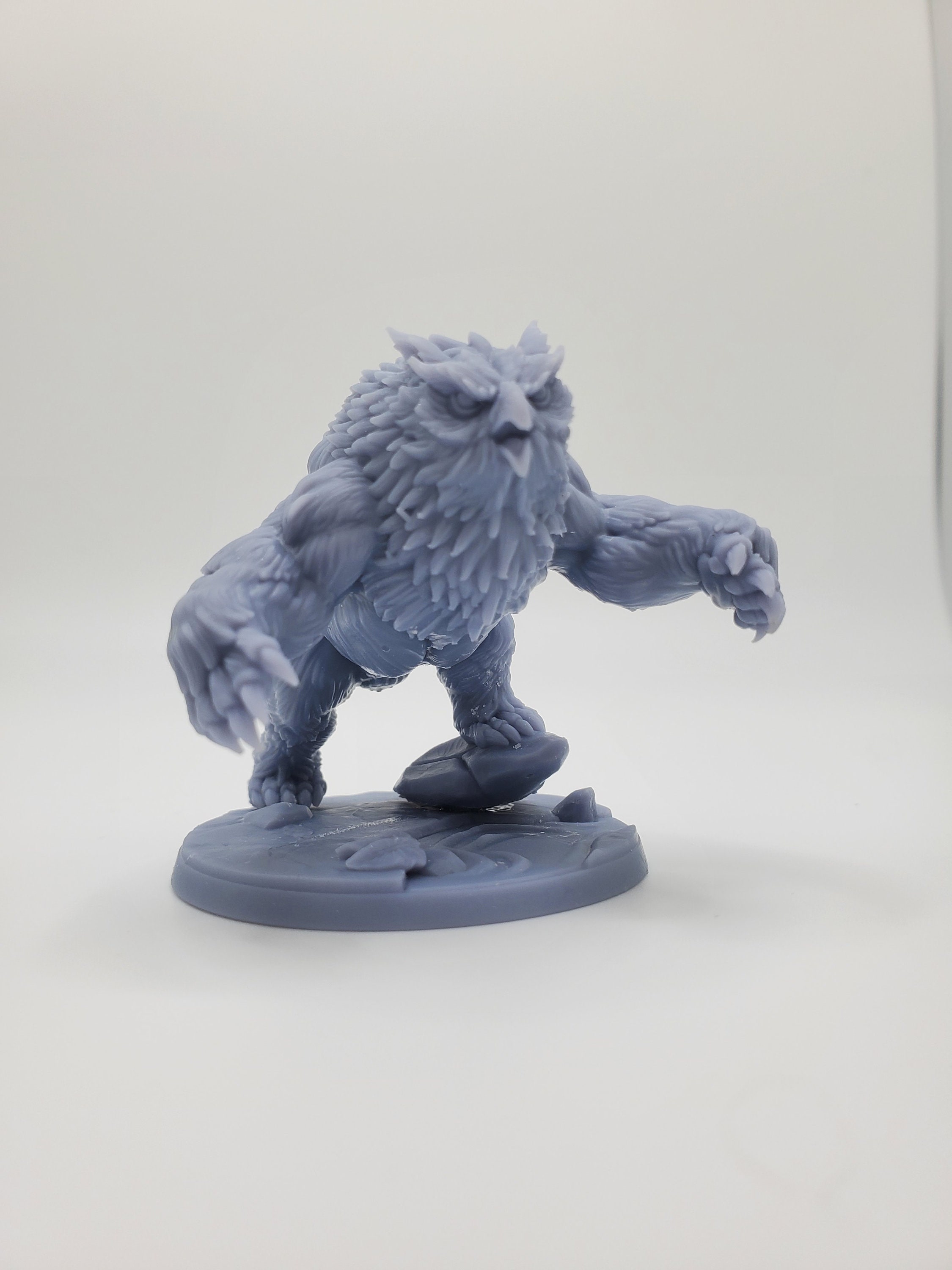 Owlbear Mini, Horned Owlbear Miniature, Pack of Owlbears Minis, Dnd ...
