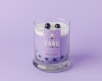 Taro Milk Tea Boba Candle - 9oz Soy Candle