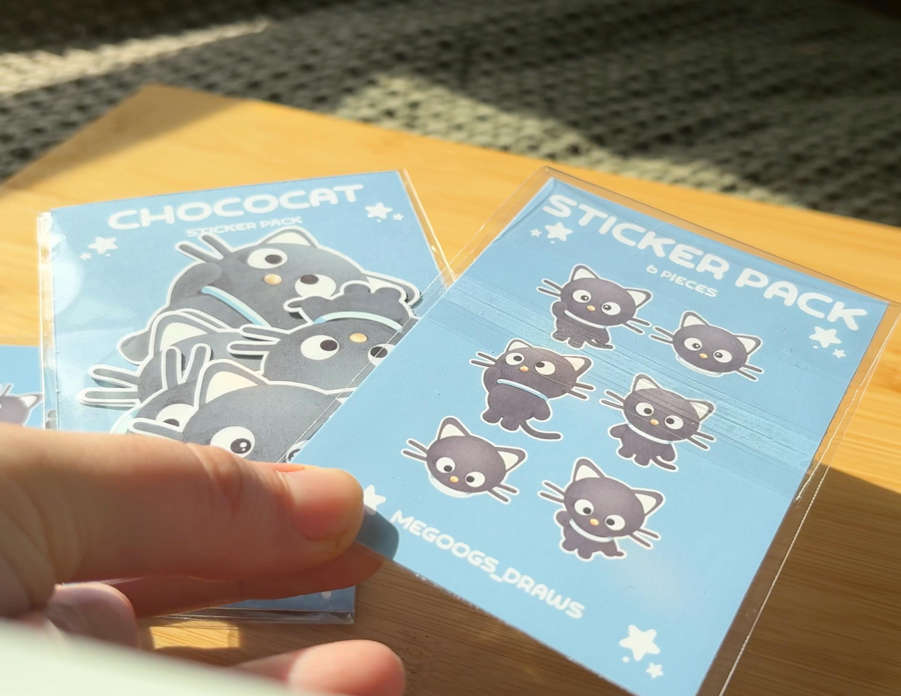Chococat Cuties Sticker Pack | Black Cats| Deco Stickers | Journaling ...