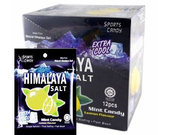 Himalaya Salt Sports Candy – Extra Cool Lemon 12's x 15g