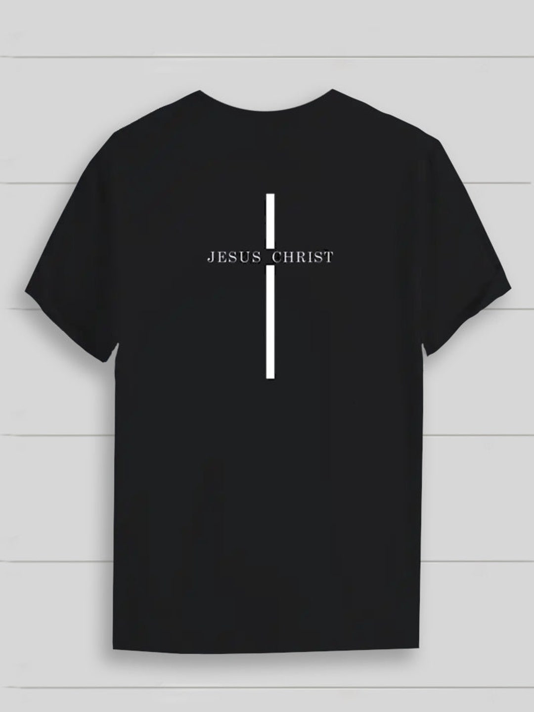 Nausea Jesus On A Cross T-Shirt - Black Cotton Shirt