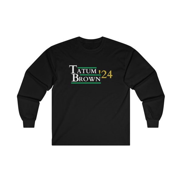 New "Jayson Tatum Jaylen Brown" Boston Celtics Ultra Cotton Long Sleeve Tee, gift, her, him, women, men,