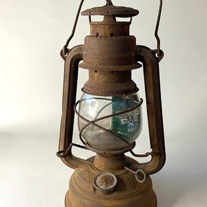 Vintage Nier Feuerhand Kerosin Öllaterne #1276 – Westdeutschland - Öllampe - Laterne - Sturmlampe