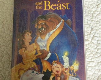 Beauty and the Beast, 101 Dalmatians and Aladdin VHS NEW Sealed Black Diamond Walt Disney 3 tapes