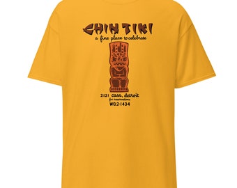 Chin Tiki Detroit T-shirt 1960s