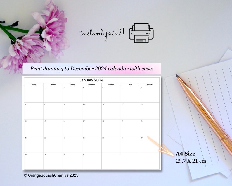 Editable Monthly Planner 2024 Calendar Google Docs Calendar Microsoft Word Calendar 2024