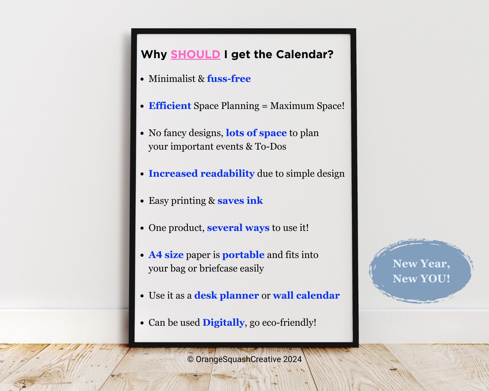 Editable Monthly Planner | 2025 Calendar | Google Docs Calendar ...