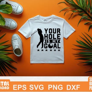 Golf SVG Design File, Golf Club Silhouette, Sports Clipart, Digital Download, Cricut File for Golf lovers