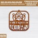 Firefighter Signs, Custom Name Sign Laser Cut, Fire Fighter Paper Cut ...