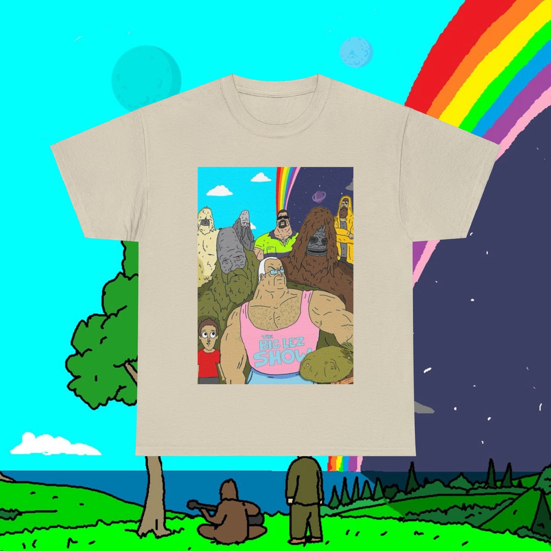 Big Lez Show Graphic Tshirt Australian Comedy Show Sassy Etsy