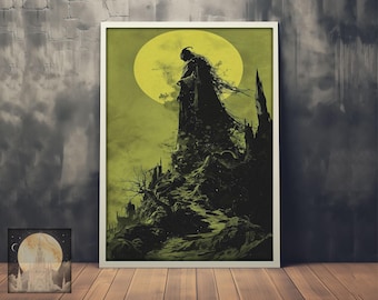 Knight of Brynndor - Dark Fantasy Wall Art - Medieval Fantasy Poster/Print