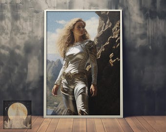 Citadel Princess - Dark Fantasy Wall Art - Medieval Fantasy Poster/Print