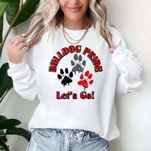 Bulldog pride png (not a cut file) can customize