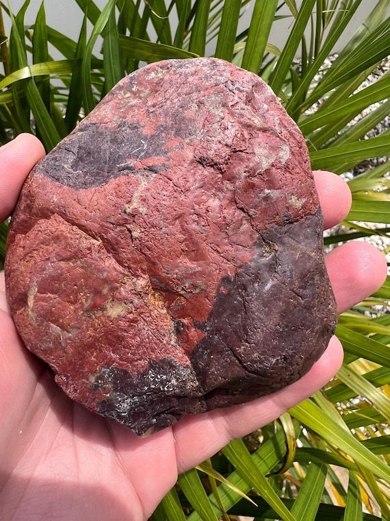 Australian Rough Brecciated Quartz Red Jasper Chalcedony 400 Grams
