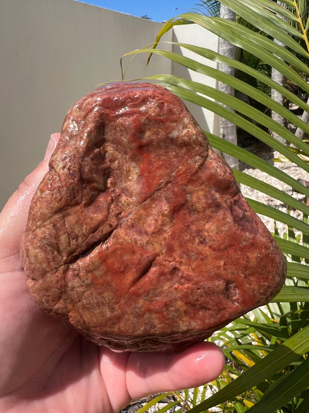 Australian Rough Brecciated Chalcedony Boulder 1130 Grams Natural Raw ...