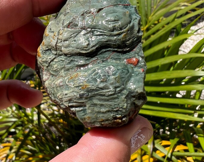 Australian Rough Rhyolite Blue Chalcedony Chunk 126 Grams Rhyolite ...