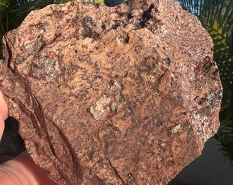 Australian Rough Wulfenite and mimetite Chunk 575 grams Natural Raw Specimen Collector Rocks Gemstone rhyolite