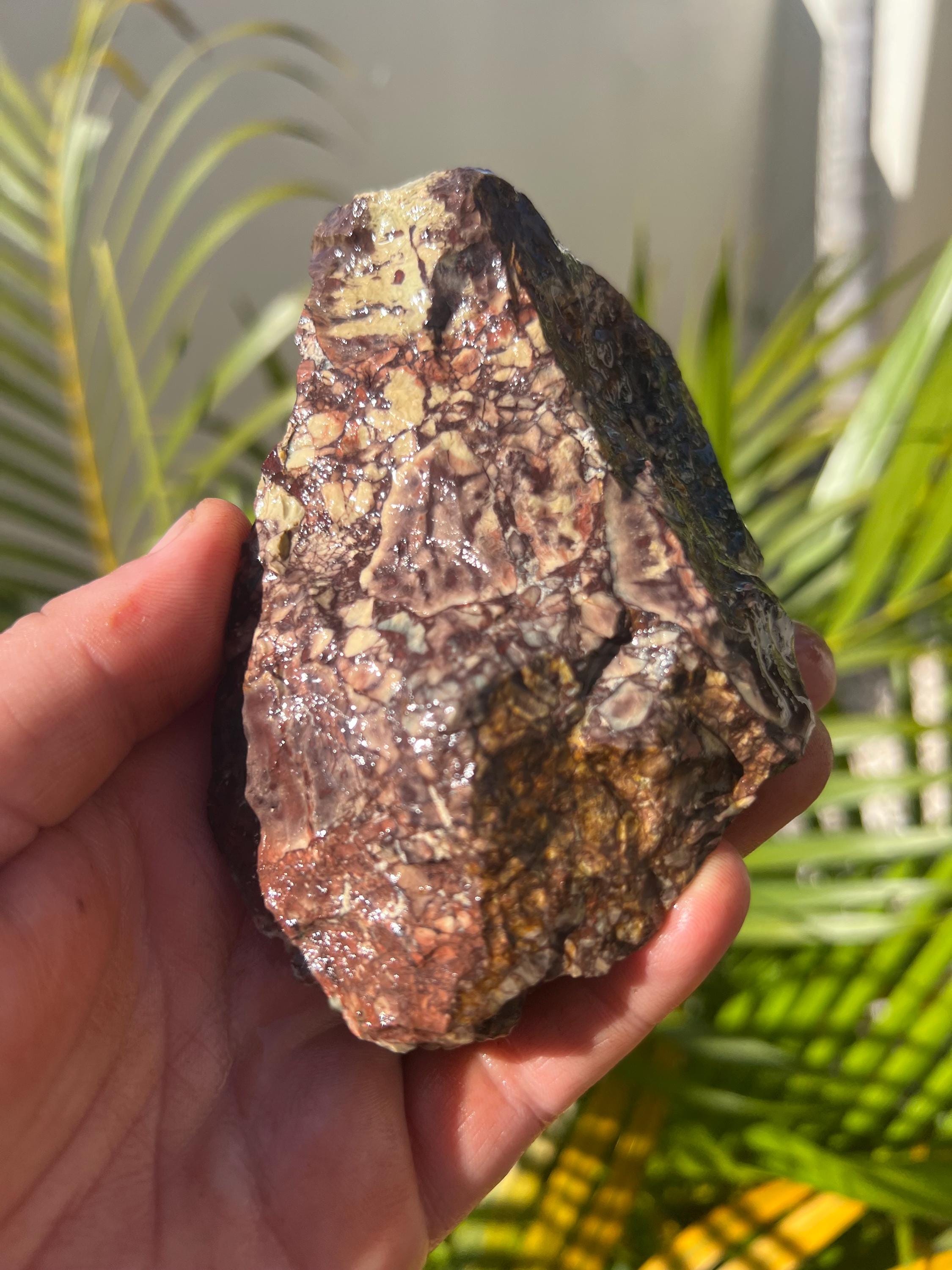 Australian Rough Rhyolite Breccia Chunk 418 Grams Rhyolite Natural Raw ...