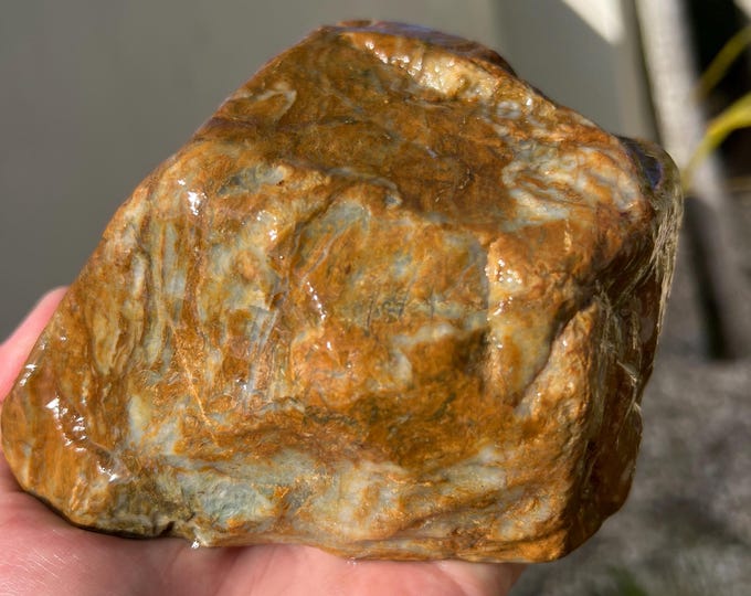 Australian Rough Translucent Blue Chalcedony Chunk 1880 Grams Natural ...