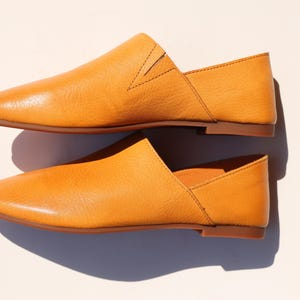 Brown Leather Shoes Woman Handmade I Office Brown Real Leather Shoes Woman I Pointy Brown Leather Shoes I Daily Brown Leather Shoes