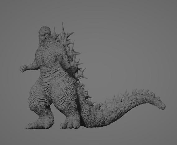 Godzilla Minus One 3D STL - Etsy