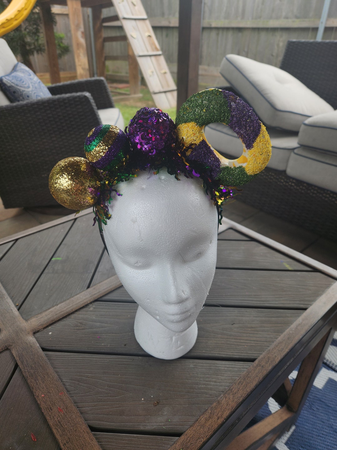 mardi gras headpiece