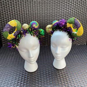 Mardi Gras King Cake Headpiece