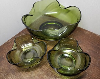 Anchor Hocking Chip & Dip Bowls