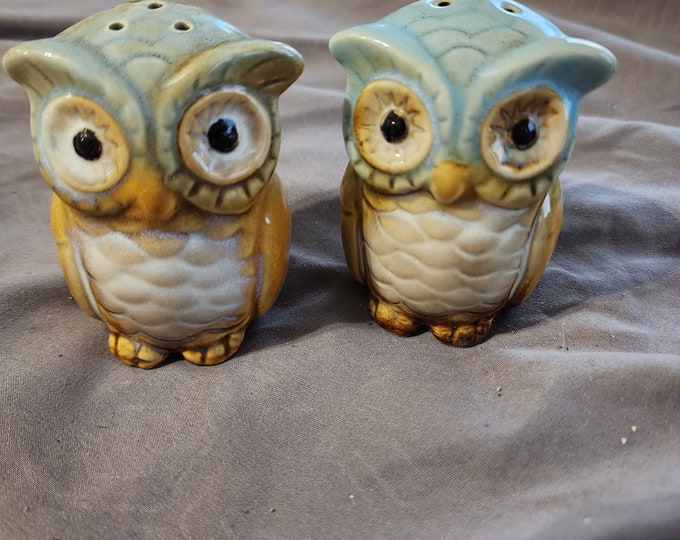 Owl  Salt and Pepper Shakers