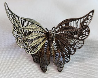 Vintage vlinderbroche
