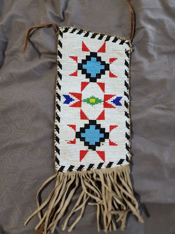 Vintage Beaded Native Cuff