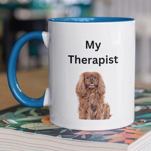 Cavalier koffiemok therapie hond beker ontwerp ruby spaniël keramische drinkgerei keukenaccessoire huisdier cadeau King Charles collectie thema ochtend