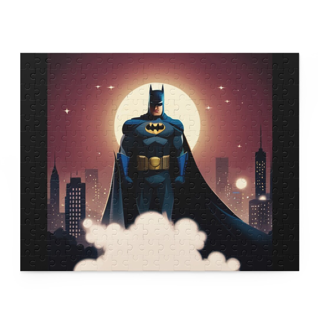 Superhero Puzzle 120 252 500piece Etsy