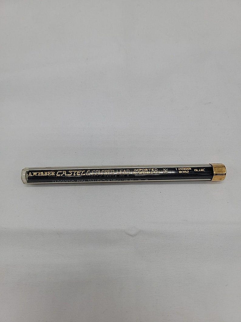 A.W. Faber Castell Drawing Lead Blue Colored 9052 Germany 13 Pcs image 1