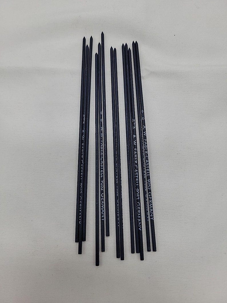 A.W. Faber Castell Drawing Lead Blue Colored 9052 Germany 13 Pcs image 4