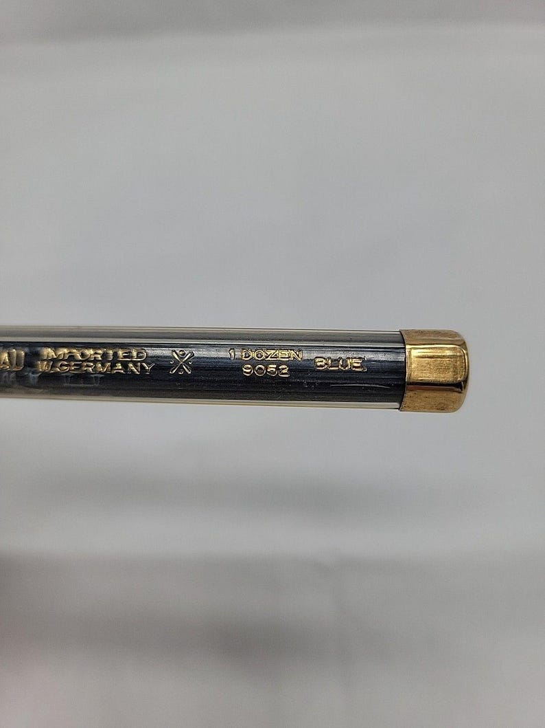 A.W. Faber Castell Drawing Lead Blue Colored 9052 Germany 13 Pcs image 3