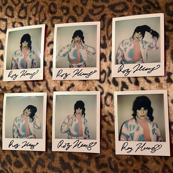 Roz Hernandez Autographed Polaroids