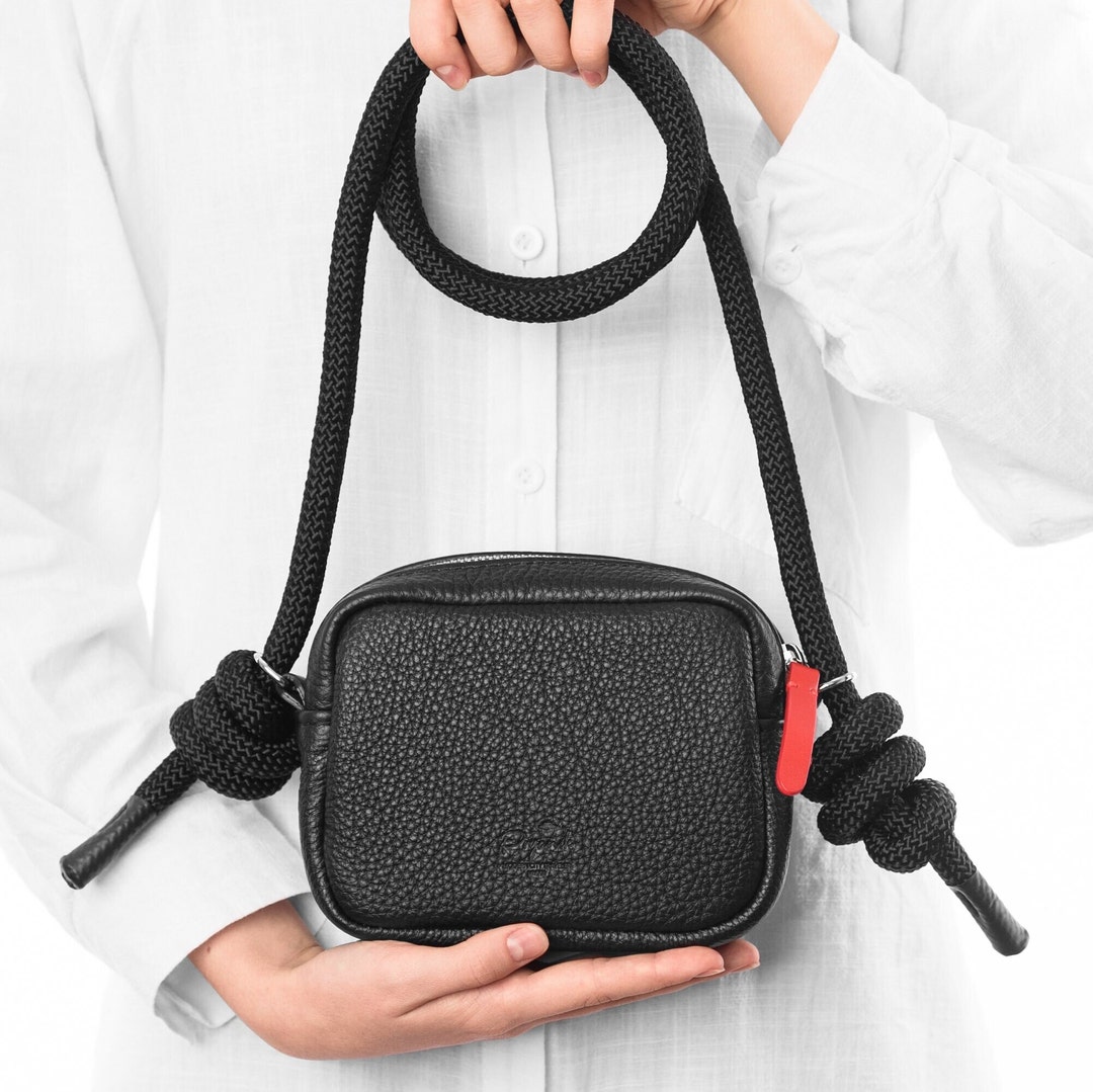 Black Women's Bag With Original Cord Handle Etsy — free download