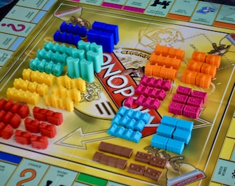 Monopoly House and Hotel Game Pieces