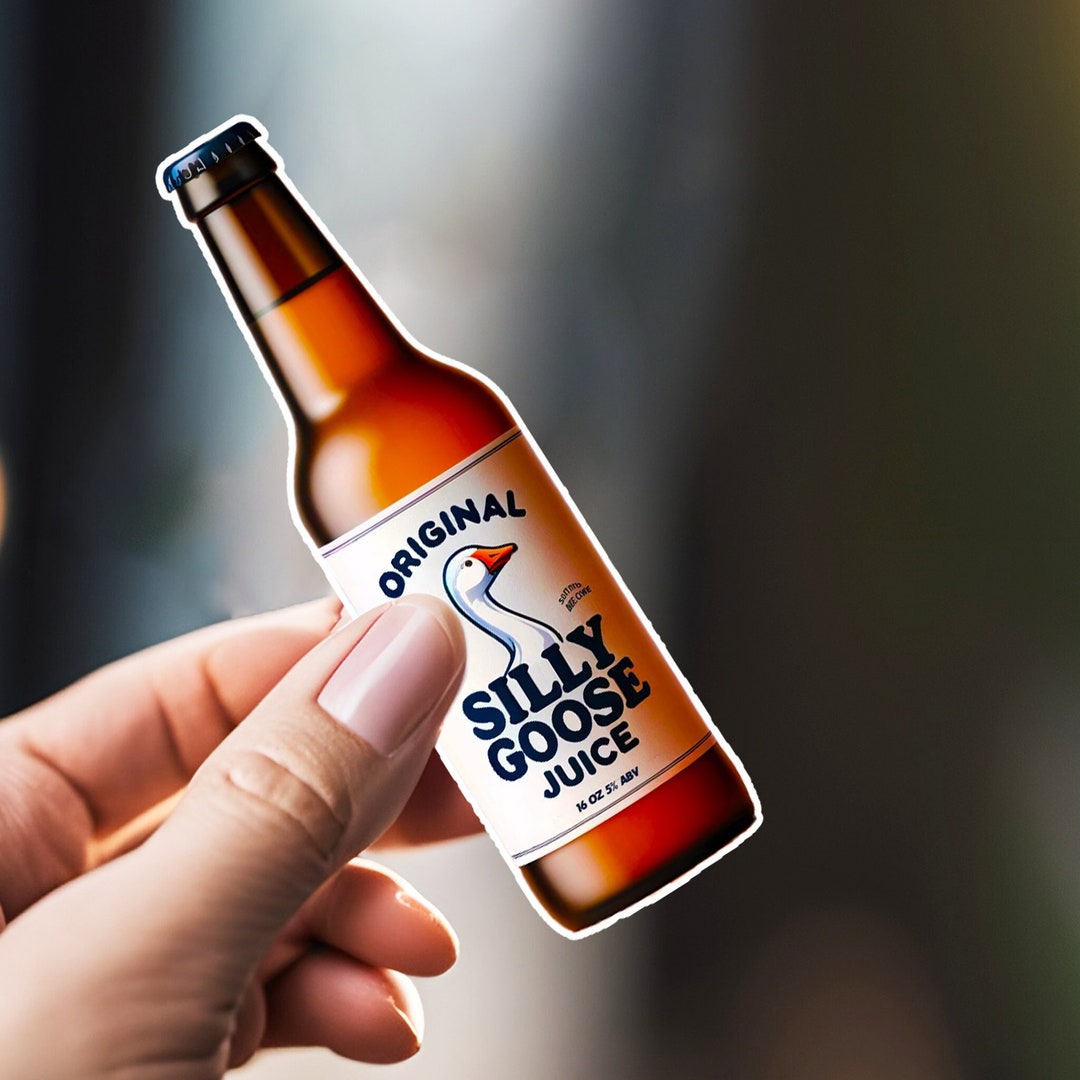 Original Silly Goose Juice Beer Sticker, Silly Goose Juice Sticker