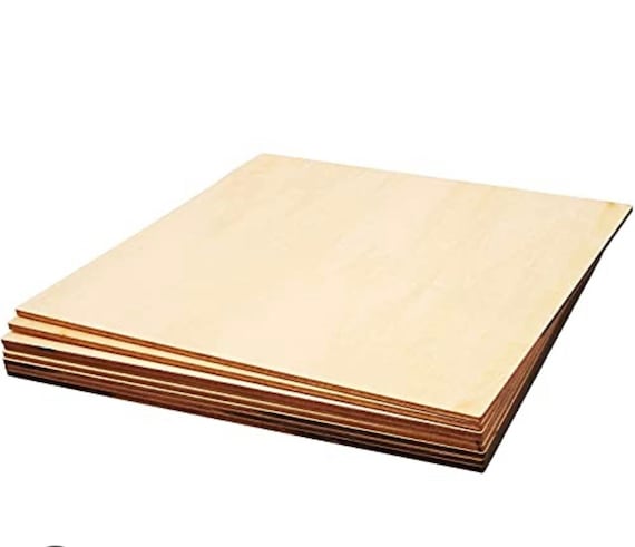 Wood Sheets Basswood Craft Board Unfinished Plank Plywood Thin